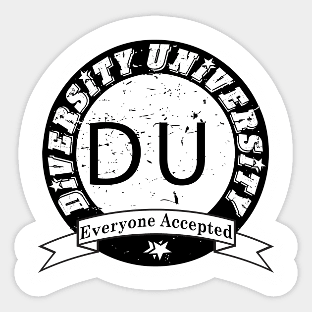 Diversity University Sticker by Laura Brightwood